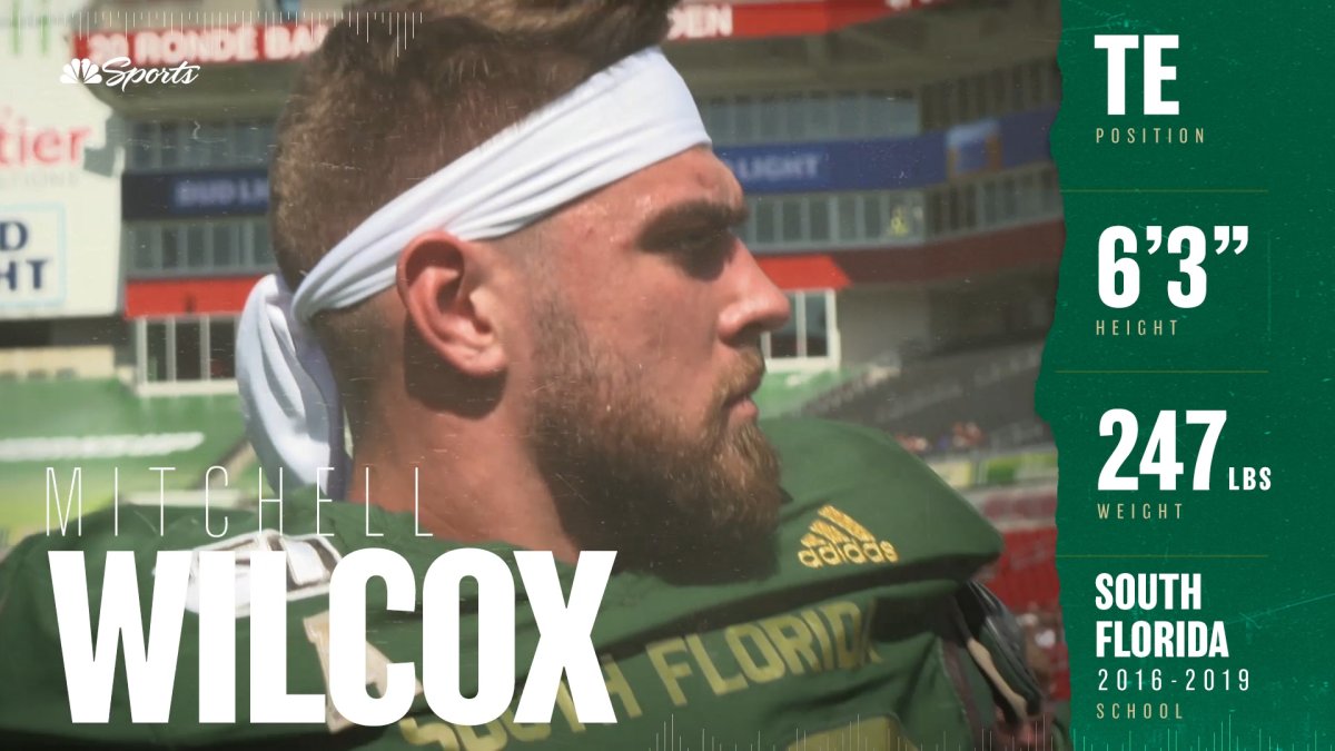 USF's Mitch Wilcox went through NFL combine with eye injury