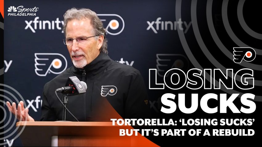 Tortorella: ‘Losing sucks' but important part of rebuild