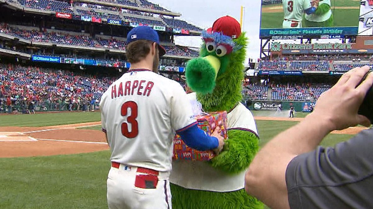 Bryce Harper Started a Craze with His Phillie Phanatic Headband
