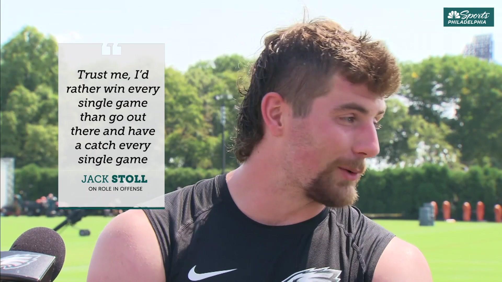 Eagles' tight end Jack Stoll has become a real weapon in the run game – NBC  Sports Philadelphia