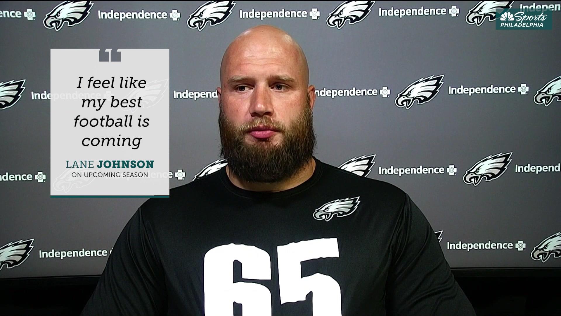 Why Eagles tackle Lane Johnson feels his best football is still to come