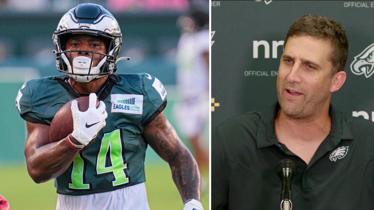 Eagles training camp 2022: Final receiver spots will be intriguing – NBC  Sports Philadelphia