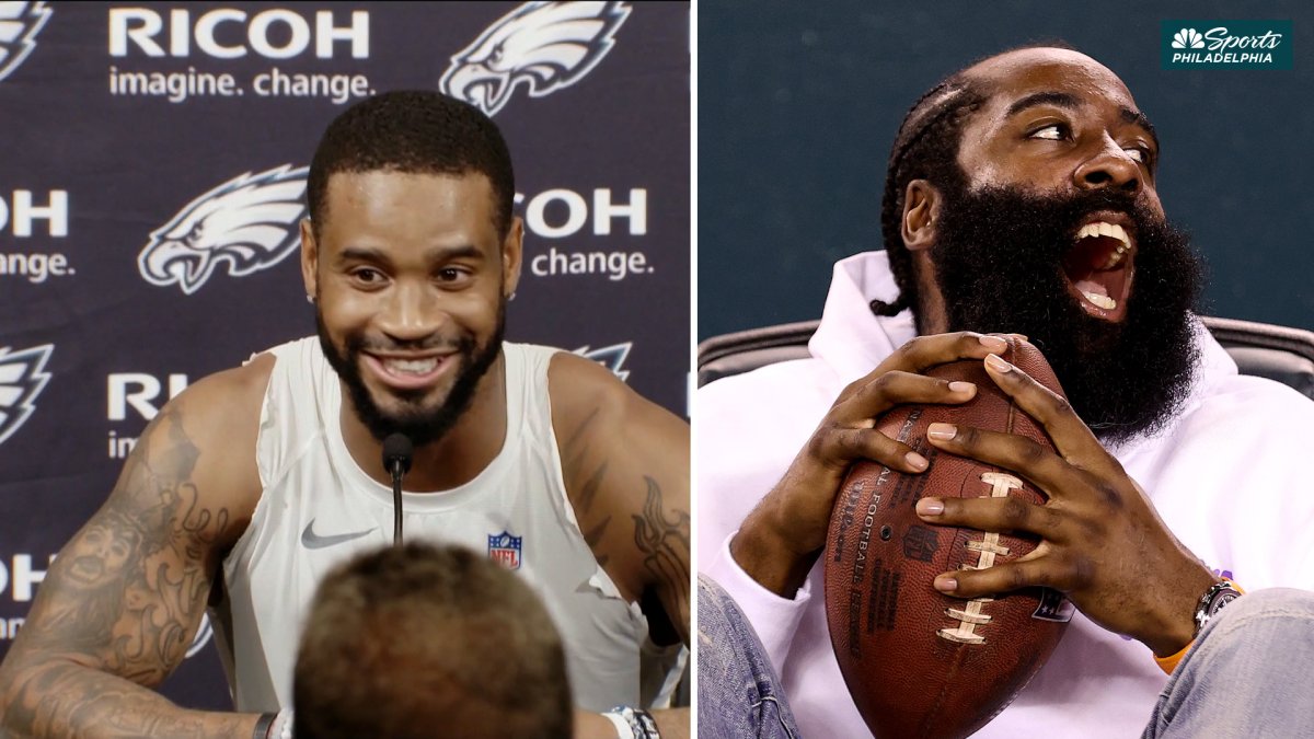 Eagles' Darius Slay Gifts INT Ball To James Harden, Signs It Afterward