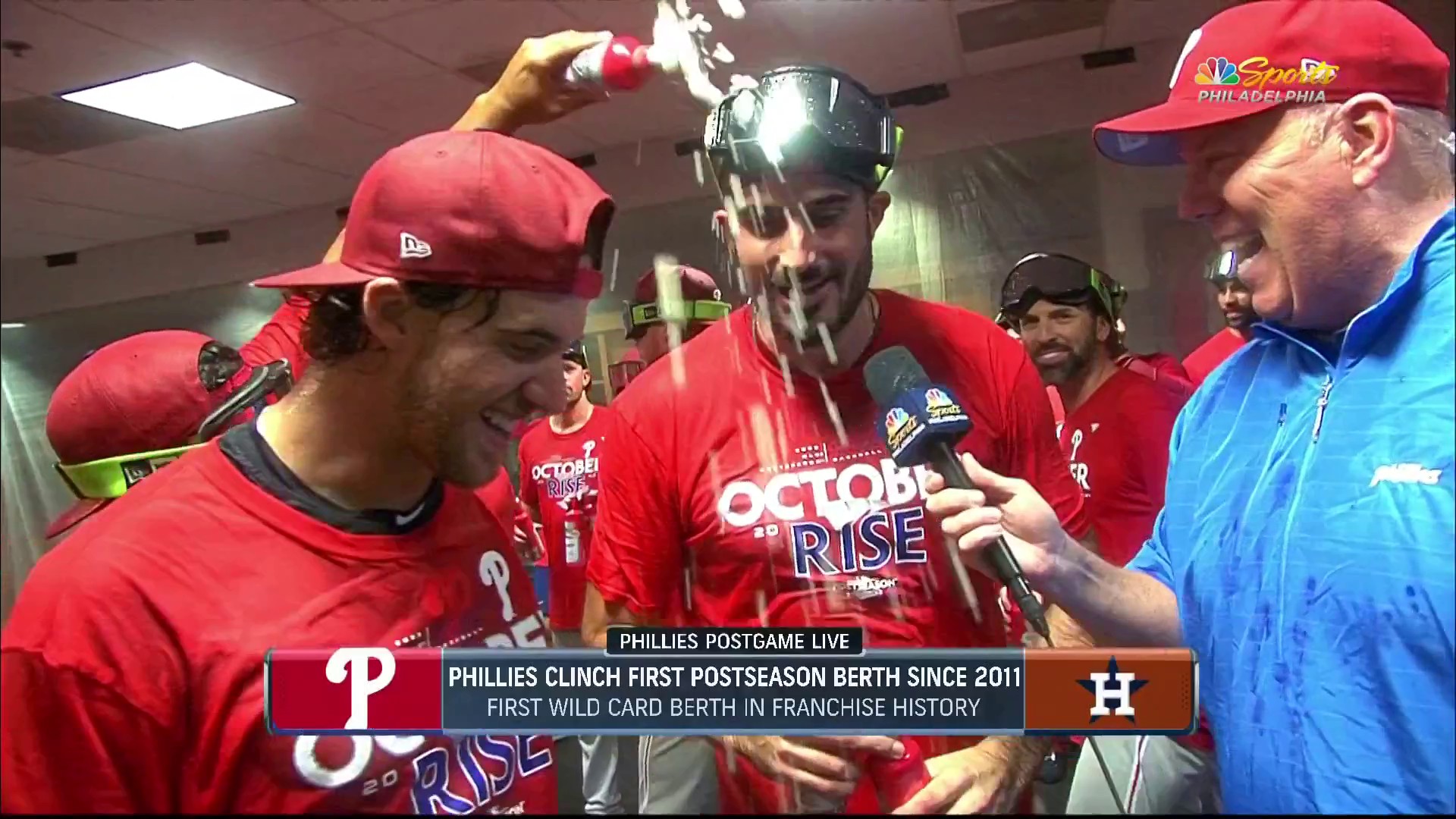 Phillies clinch first postseason appearance since 2011: 'We're