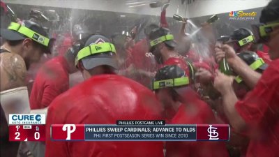 Best Moments From The Phillies Clubhouse Celebration