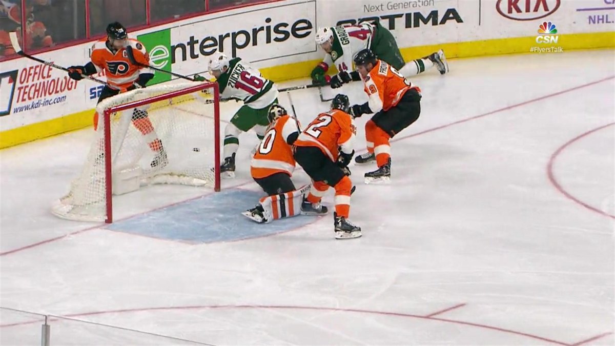 Simmonds jokes about Giroux receiving a swollen lip NBC Sports