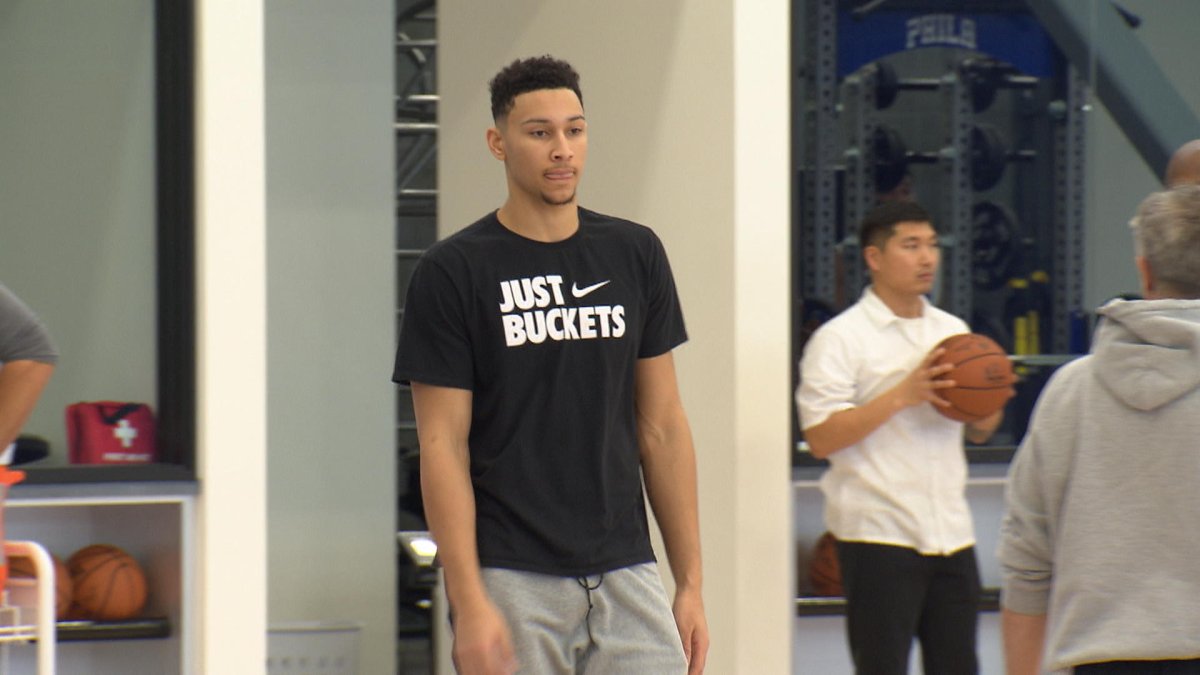 Ben Simmons' Nike jersey gets ripped apart