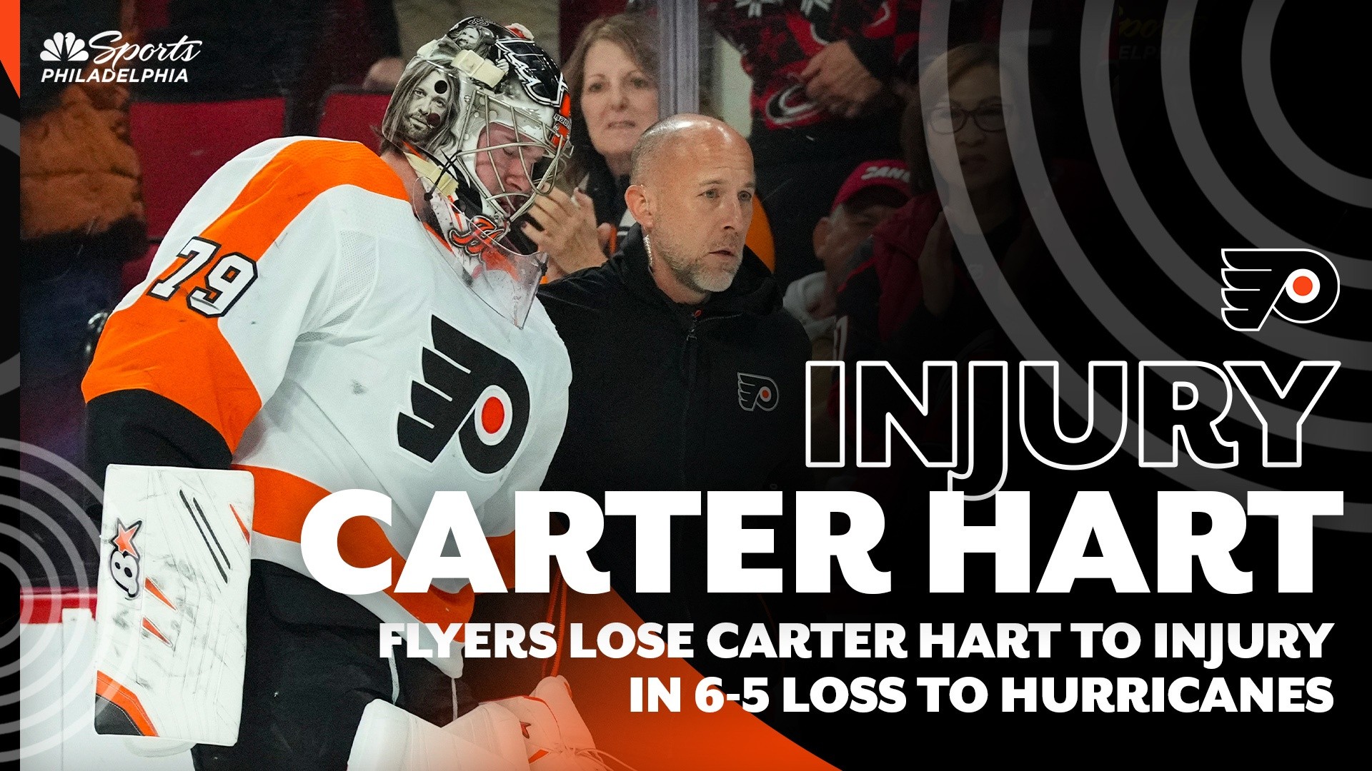 Lots of concern' for Flyers' Carter Hart after goalie exits with injury –  NBC Sports Philadelphia