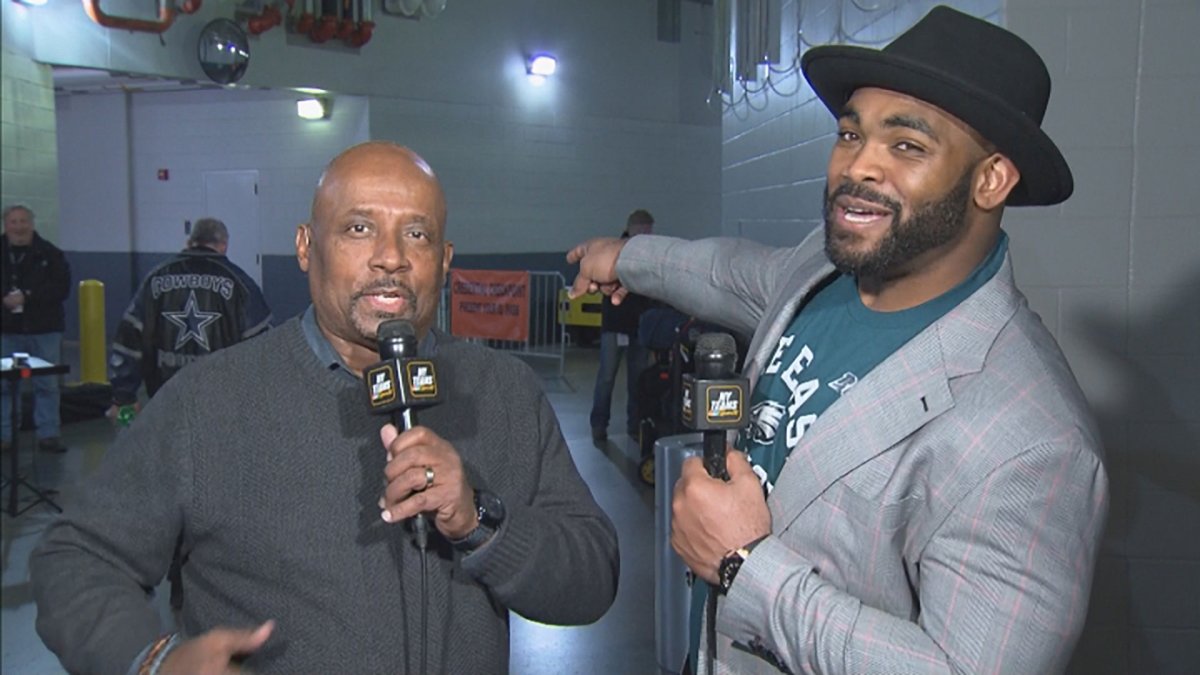 Eagles' Brandon Graham taunts Cowboys fan during live NBC Sports  Philadelphia interview