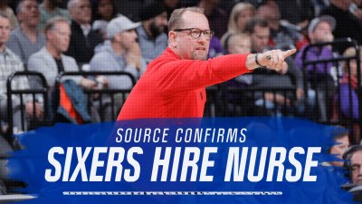 Nick Nurse Hired as Sixers Head Coach
