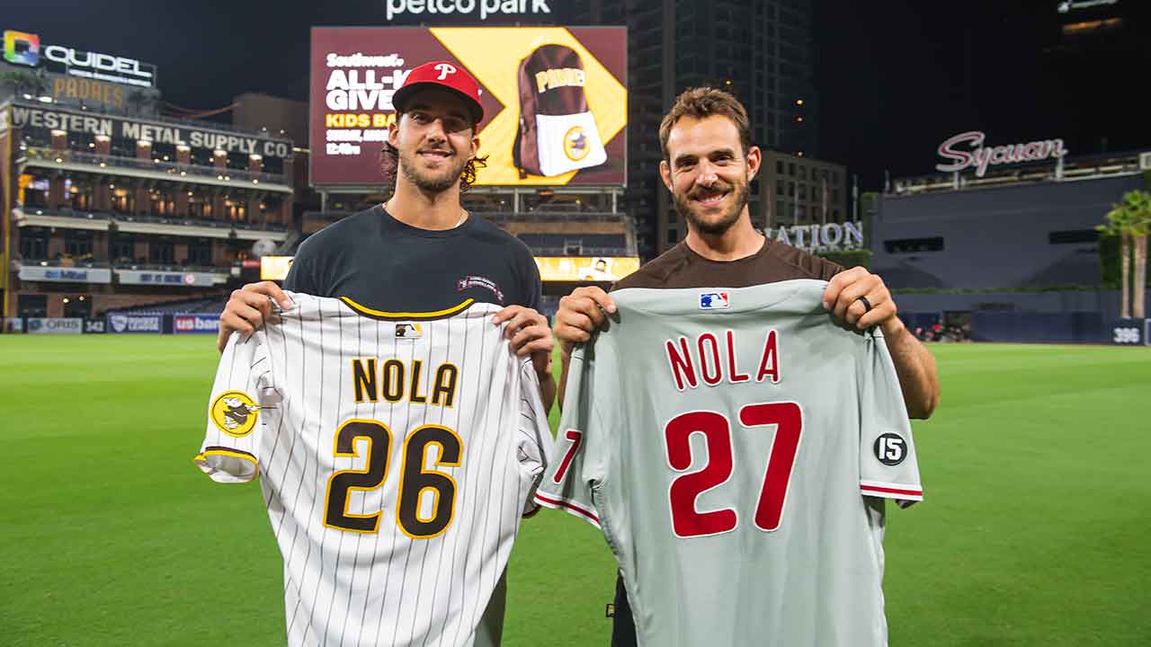 Phillies vs. Padres NLCS: Aaron Nola, Austin Nola recognize their