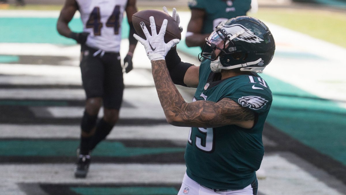 Eagles training camp 2020 observations Day 9: A huge day for J.J.  Arcega-Whiteside – NBC Sports Philadelphia