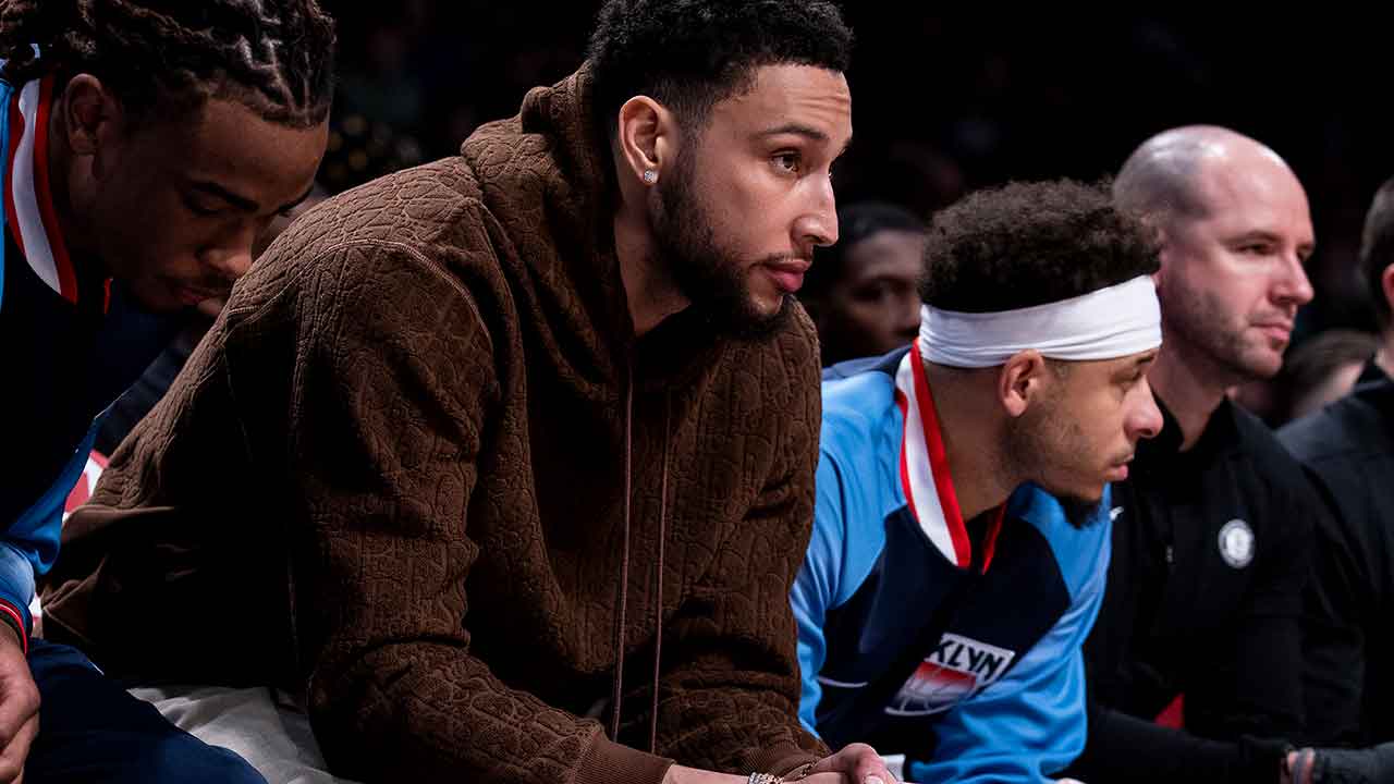 Report: Ben Simmons to sit on Nets bench at Philadelphia