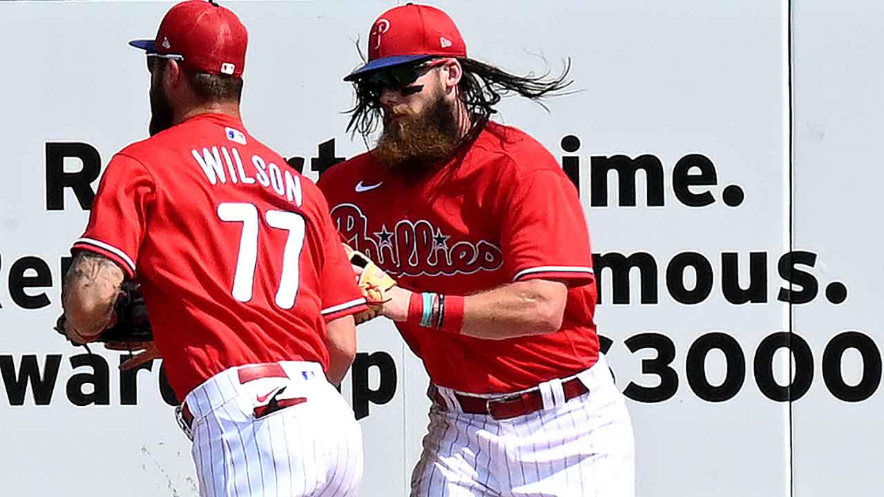 Phillies' outfielder Brandon Marsh discusses the upcoming season from  Clearwater