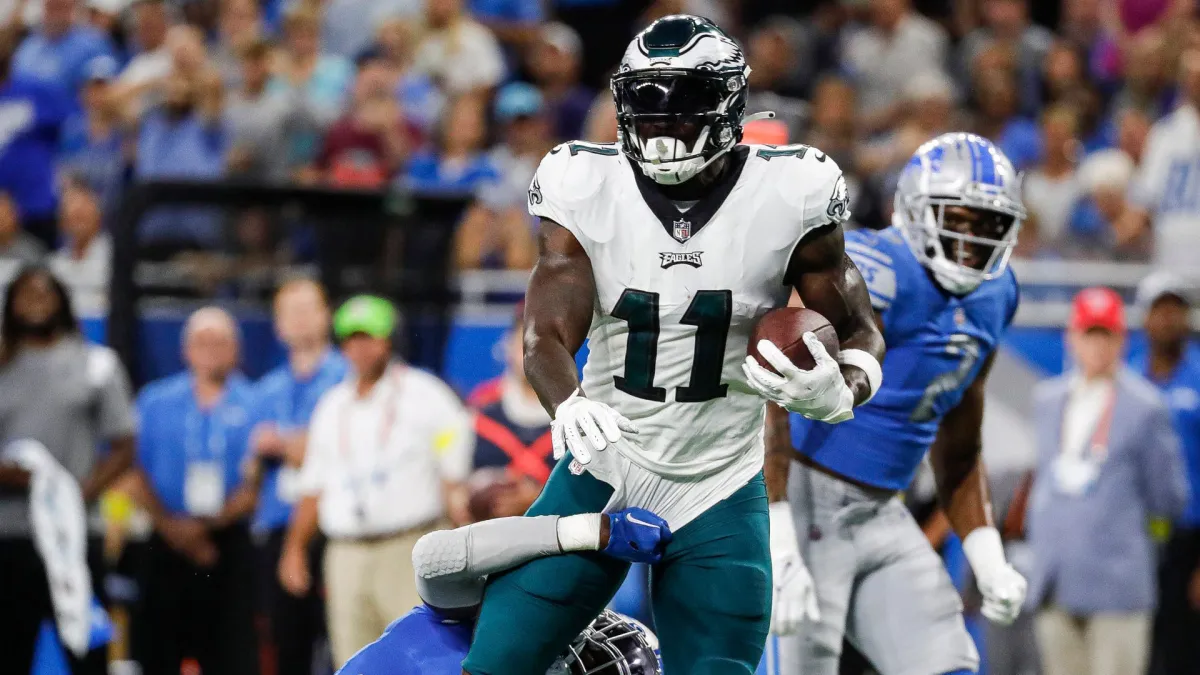 Eagles WR AJ Brown Dominates in Debut vs. Lions