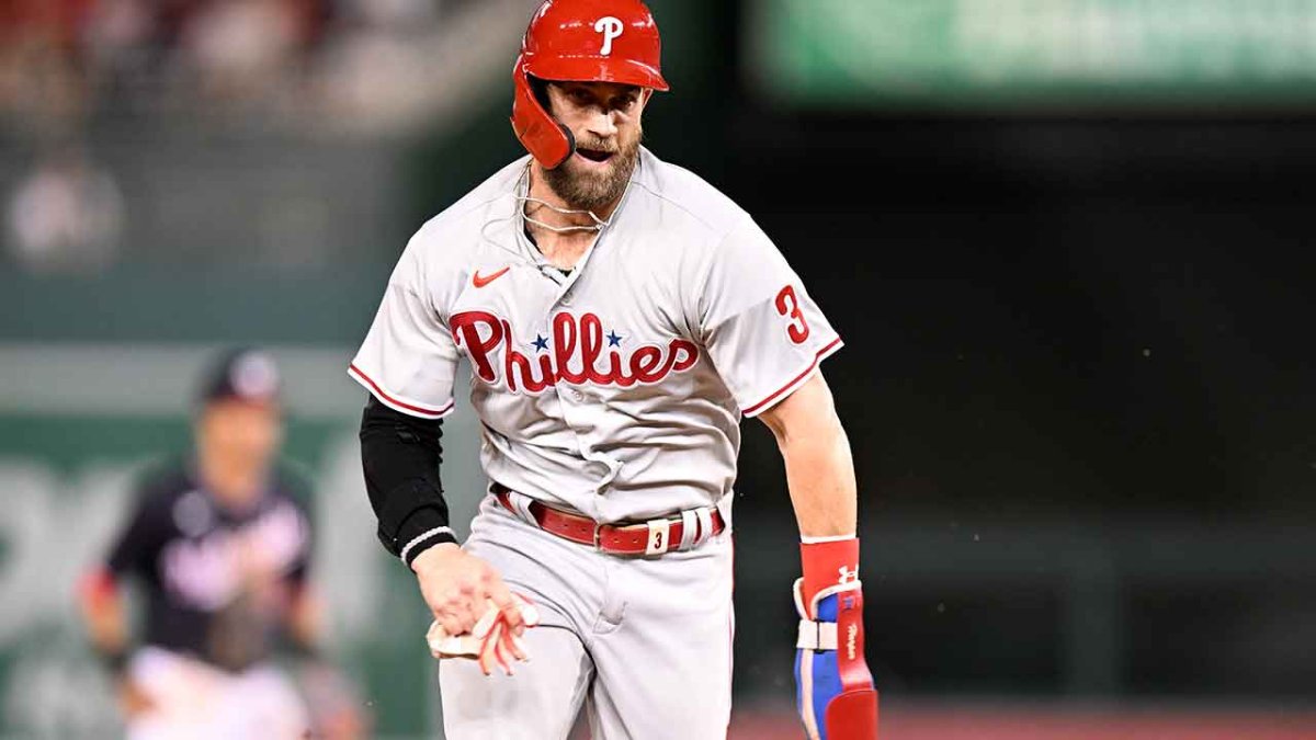 Phillies Bryce Harper begins his rehab assignment with the