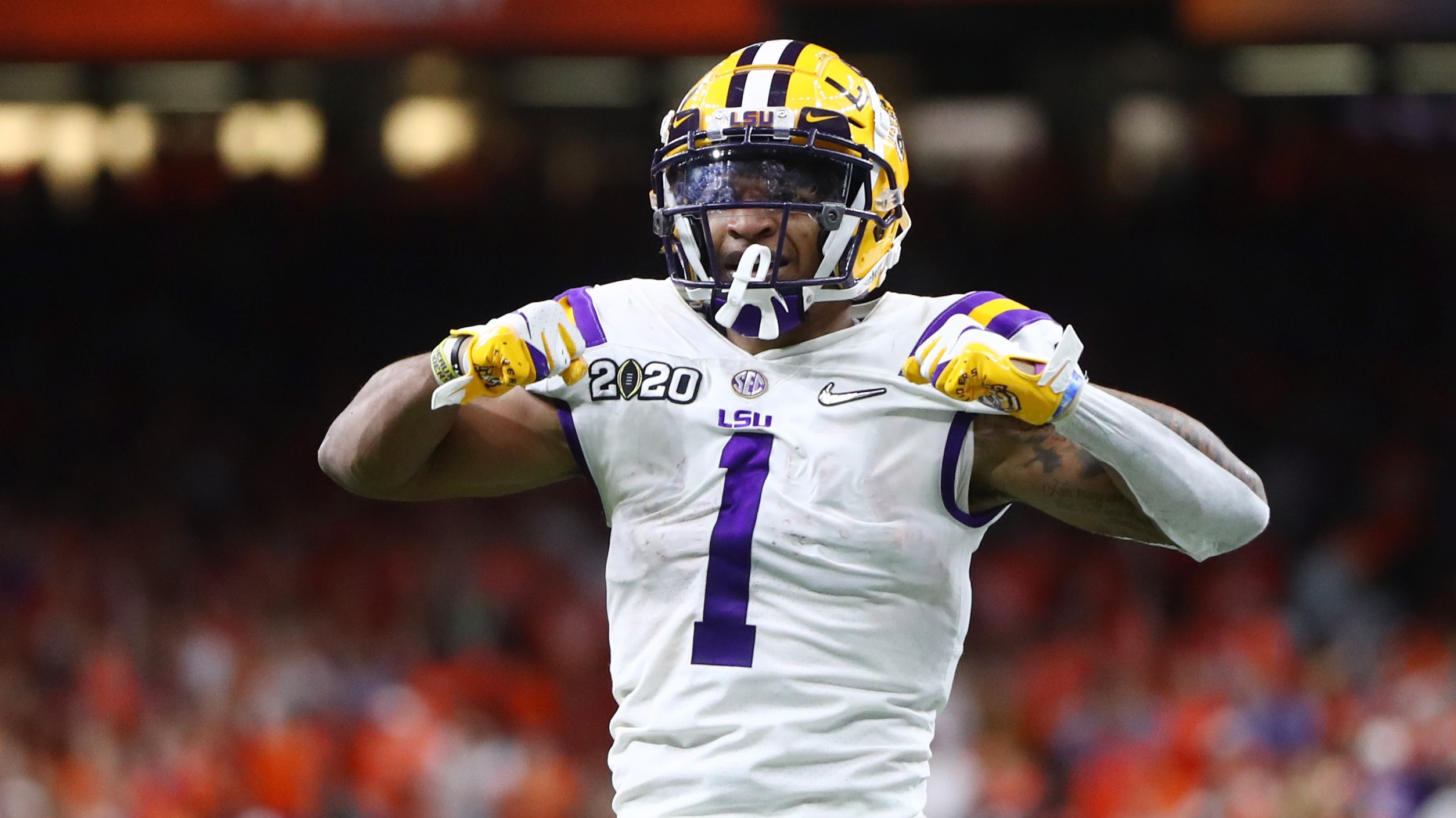 <p>It was a curious move trading back up from 12 to 6 not knowing exactly how the board would shake out, but I think the Dolphins were eyeing Chase or Pitts. He gives Tua Tagovailoa a big-time weapon in the passing game.</p>