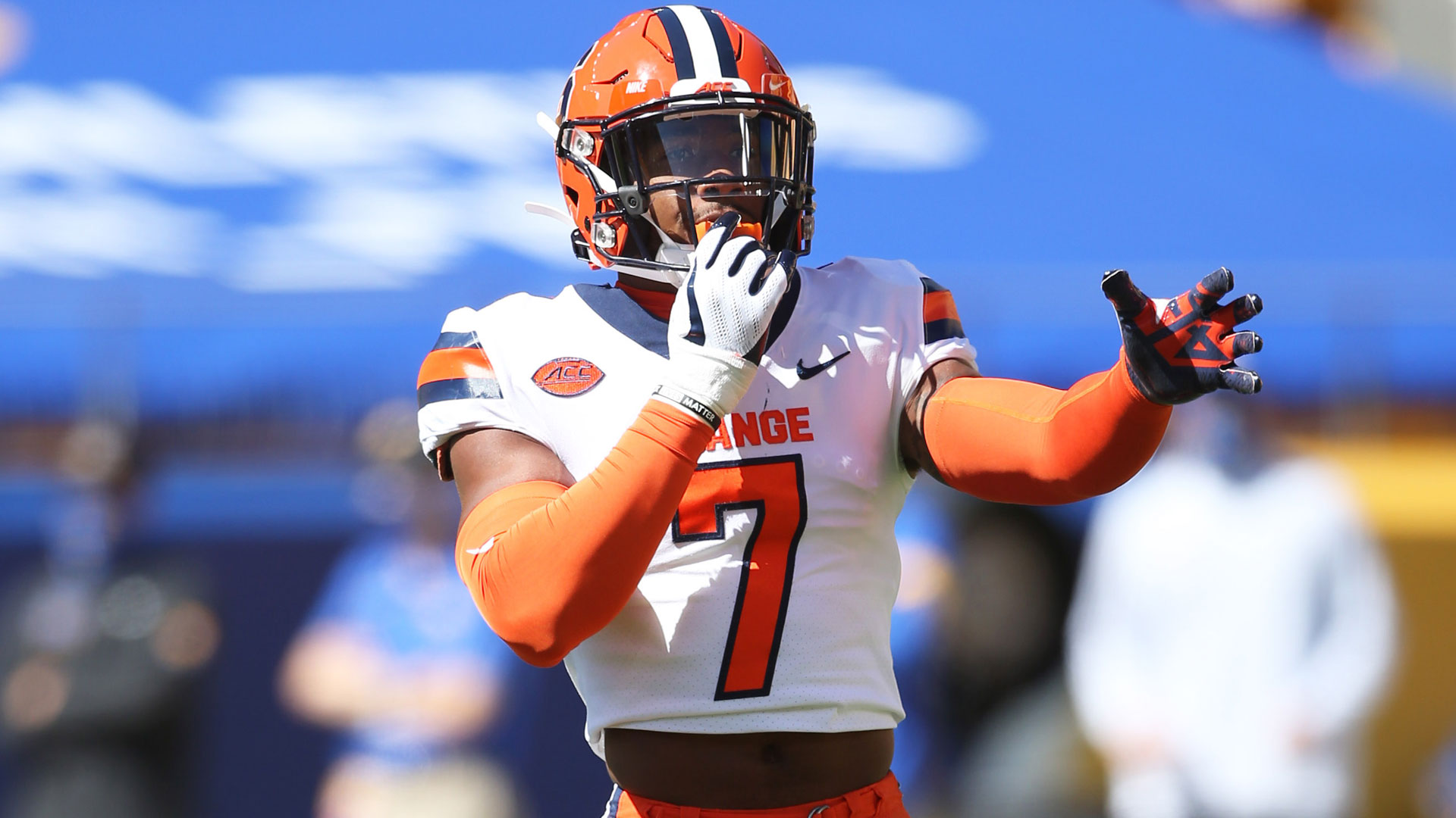<p>Cisco played just two games in 2020 before his season ended with an injury, but before then his college career was full of big plays. In three seasons at Syracuse, he had 13 interceptions and 14 pass breakups. His best season came as a freshman back in 2018 when he was the ACC Defensive Rookie of the Year.</p>