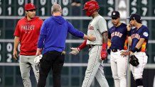 Phillies put Cristian Pache on 10-day IL with knee injury - NBC Sports