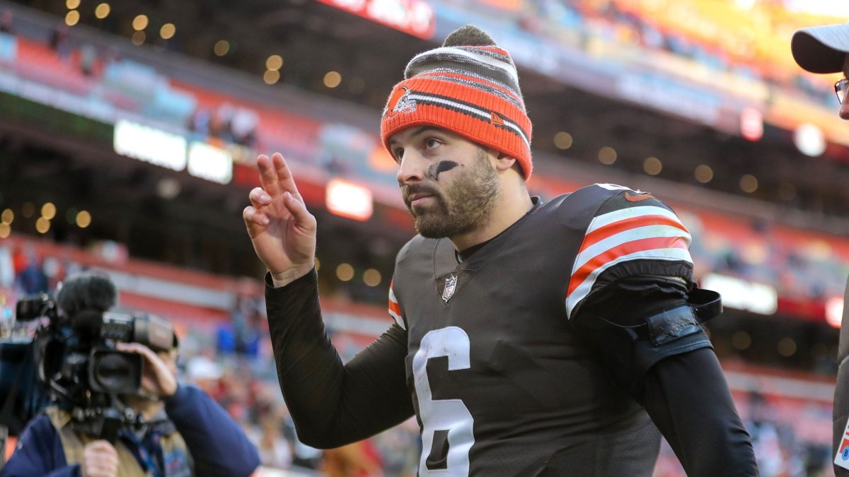 Browns' Baker Mayfield is the only NFL QB drafted in the top 5 from  2009-2018 still with his original team 