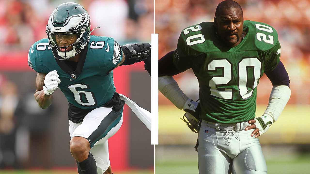 Philadelphia Eagles S Andre Waters  Philadelphia eagles football, Eagles  football, Football helmets