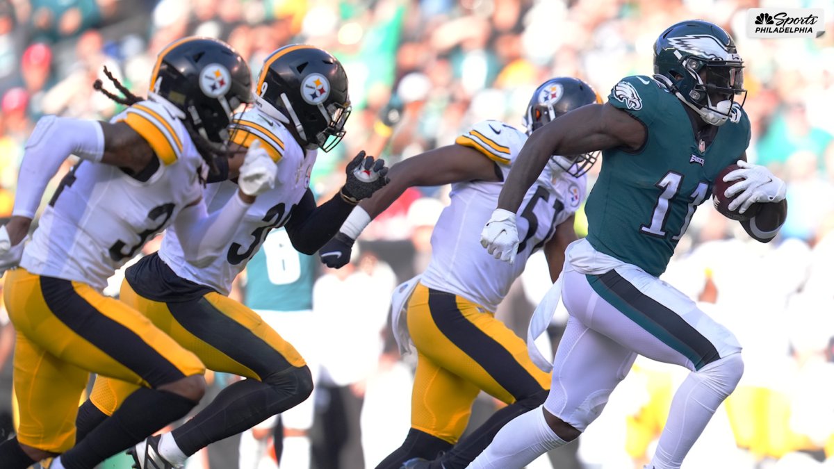 Eagles' A.J. Brown wows teammates in dominant performance vs