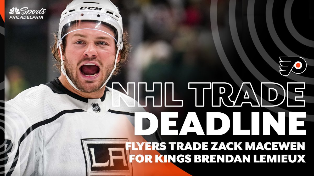 Flyers acquire Brendan Lemieux, ship Zack MacEwen to Kings