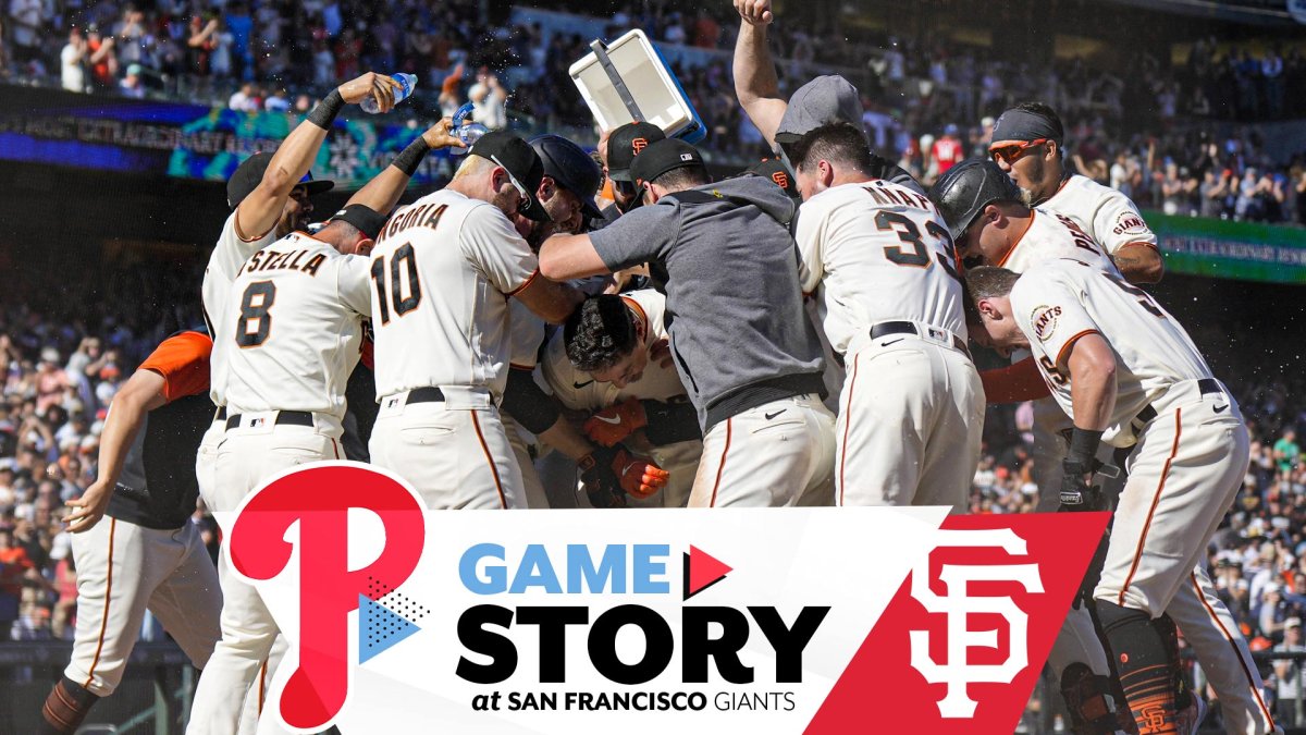 Flores hits game-ending, 2-run homer, Giants sweep Phillies