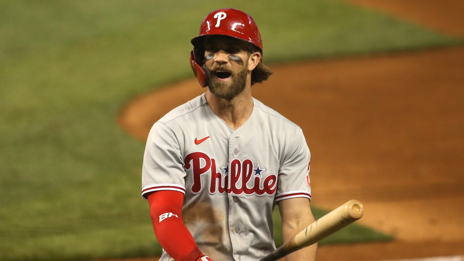 <p>Harper is not as productive as the players ahead of him on this list but he’s had two very good seasons in Philly, two of the top five seasons of his career in OPS.</p>
<p>In 215 games as a Phillie, Harper’s hit .262/.385/.518 with 45 doubles, 48 homers and 147 RBI. In the 60-game season, he walked more than he struck out.</p>
<p>Harper will play at age 28 in 2021. He is just entering what some would call his prime years. The Phillies can’t keep wasting ‘em.</p>