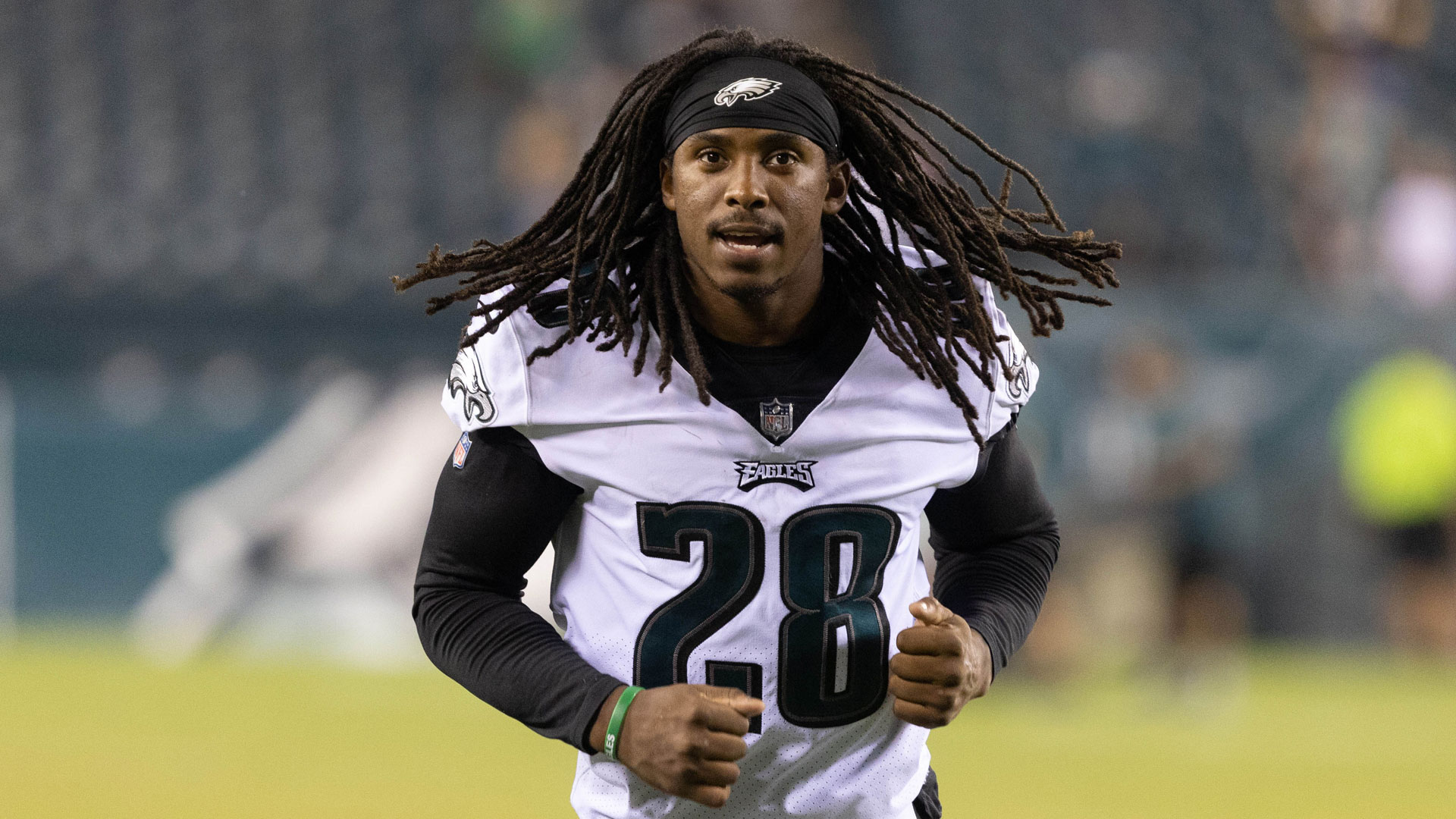 East Rutherford, New Jersey, USA. 5th Dec, 2021. Philadelphia Eagles free  safety Anthony Harris (28) warmup prior to game against the New York Jets  at MetLife Stadium in East Rutherford, New Jersey