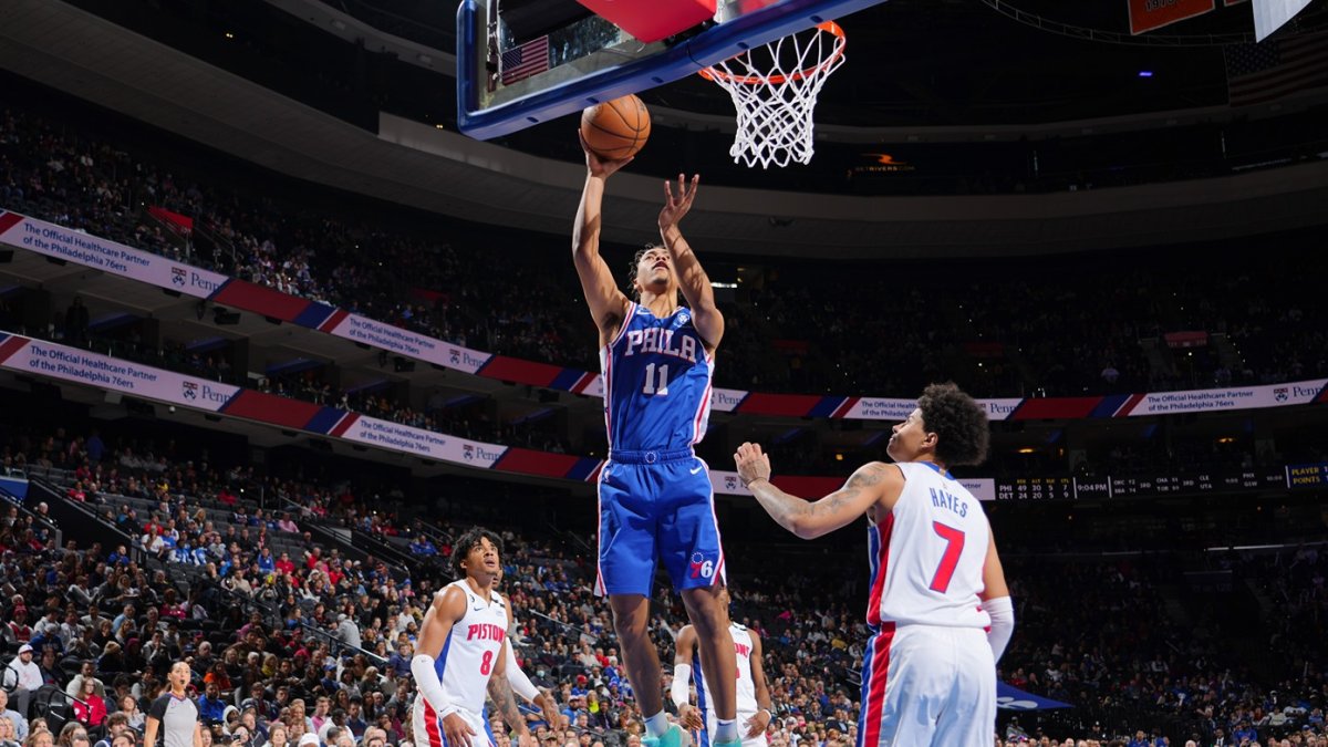 Sixers’ Jaden Springer flashes talent in garbage time, draws high