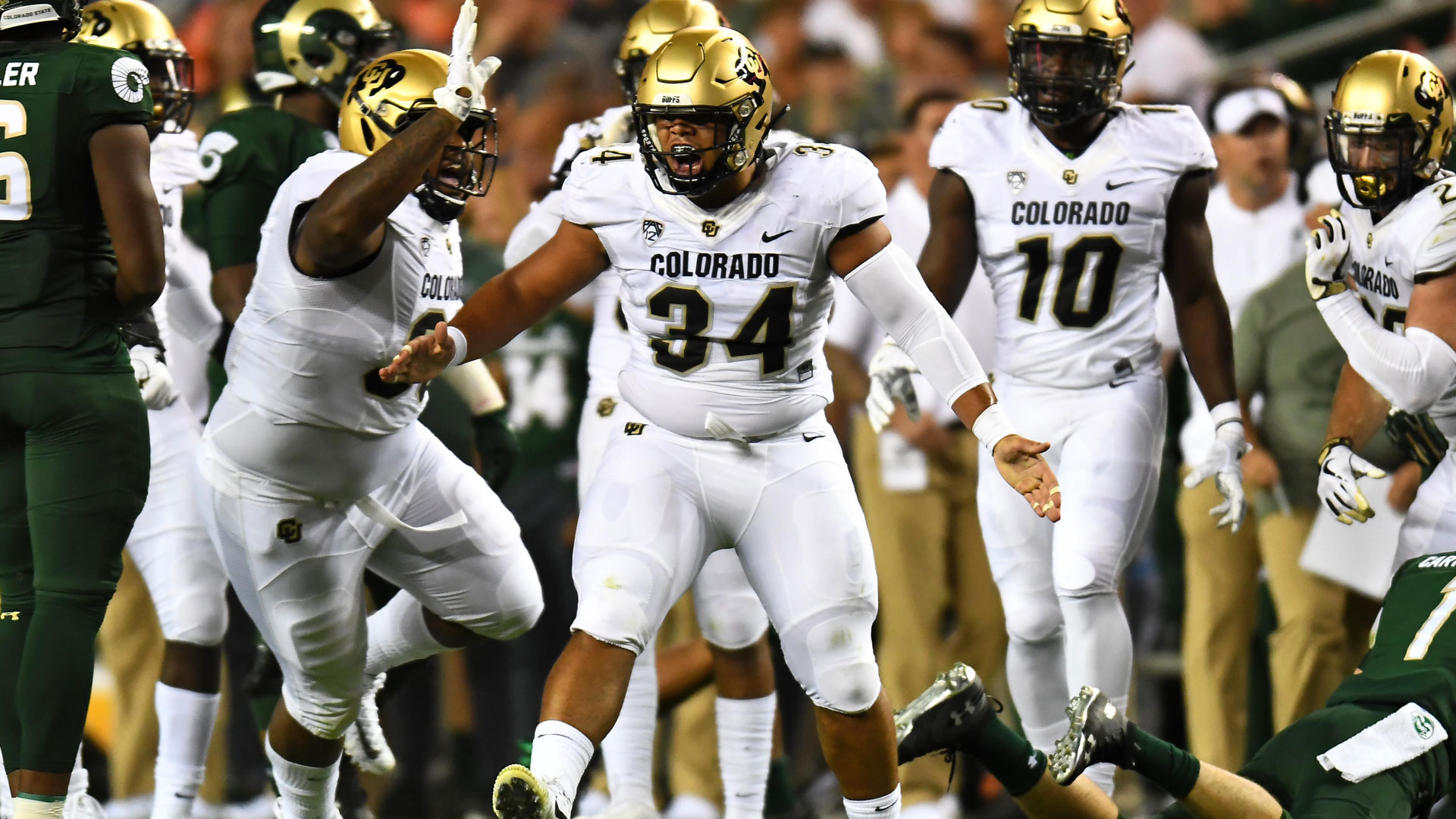 <p>Johnson (6-2, 290) played three seasons for the Buffs, totaling 15 sacks and 26 TFLs. He’s not the biggest interior lineman but he has some raw pass rush ability and with a late-sixth round pick, the Eagles could do worse. He played as a DE in Colorado’s 3-4, but I like him to start as an agile 3-technique in the Eagles’ 4-3.</p>