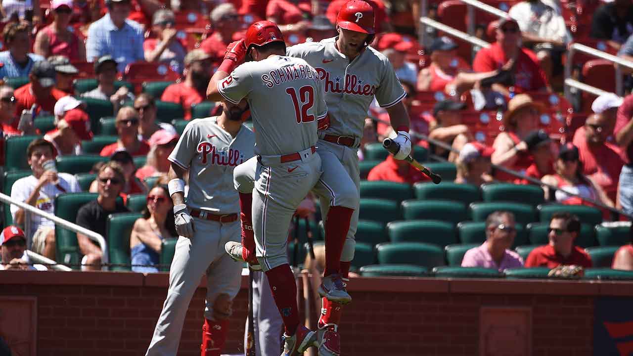 Rhys Hoskins back in Phillies' lineup as Connor Brogdon goes to IL