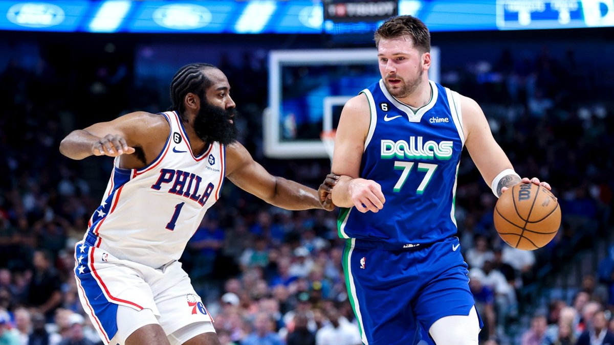 Sixers At Mavs Luka Doncic And Kyrie Irving Total 82 Points Sixers Lose In Dallas Nbc Sports