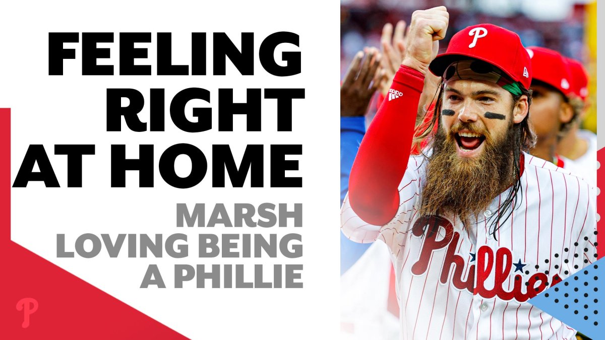 Since being traded for, Brandon Marsh is loving being a Phillie