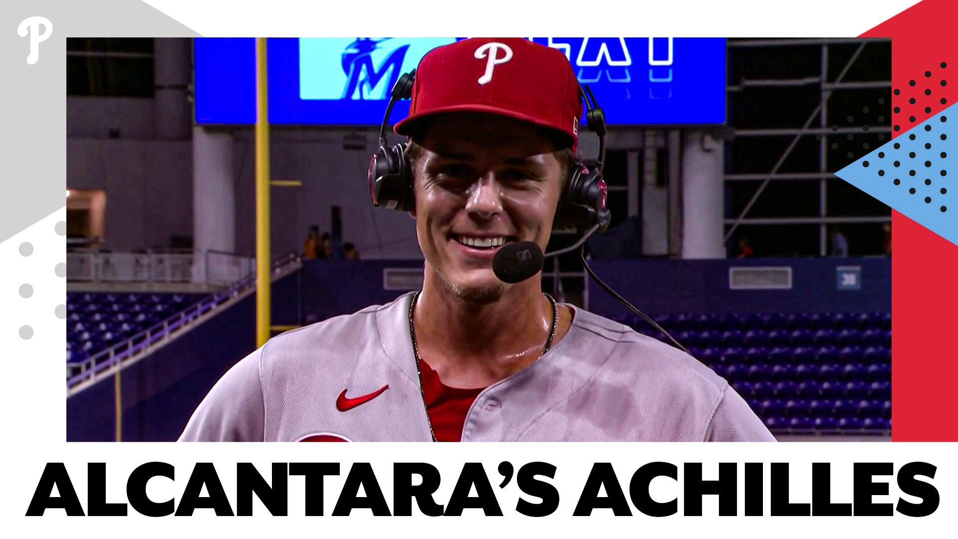 Phillies Nick Maton homers off Sandy Alcantara