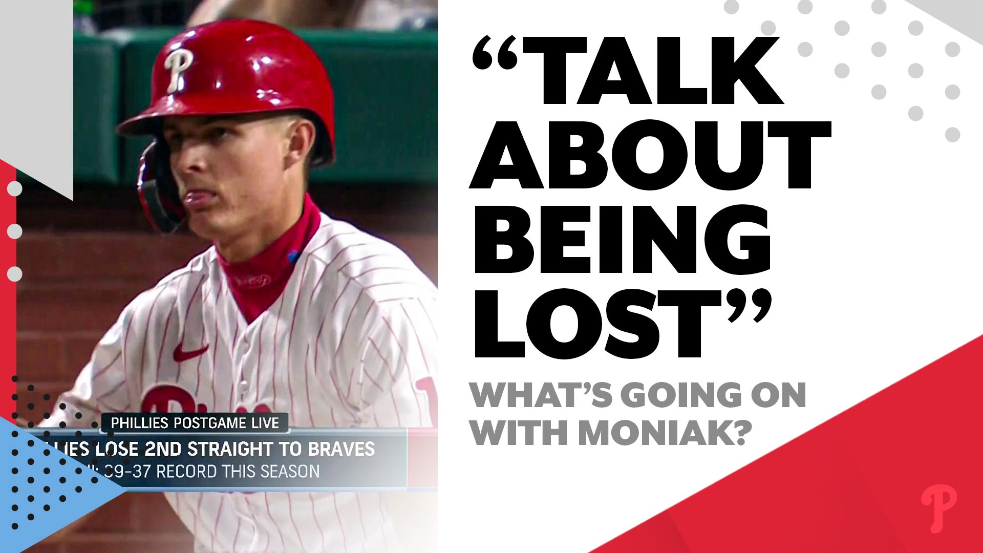 Why is Mickey Moniak struggling so much at the plate?