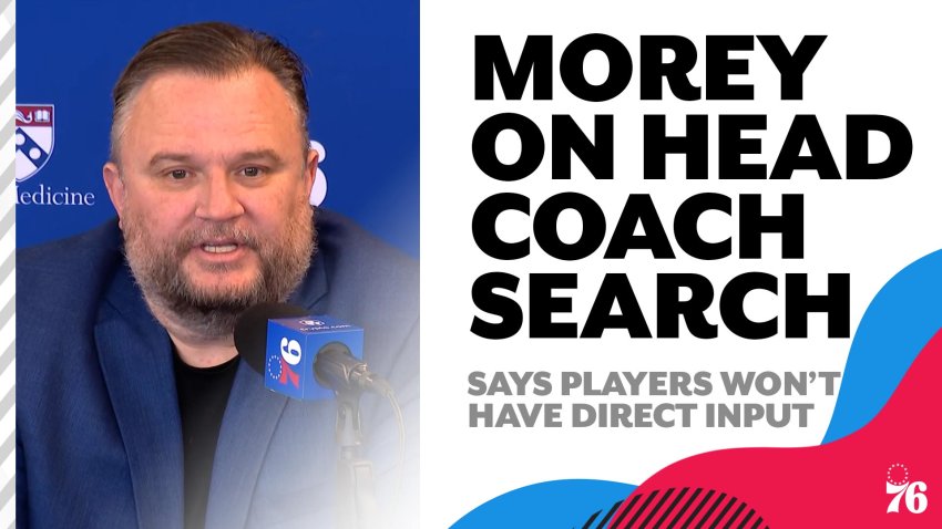 Morey gives an update on the Sixers' search for a head coach