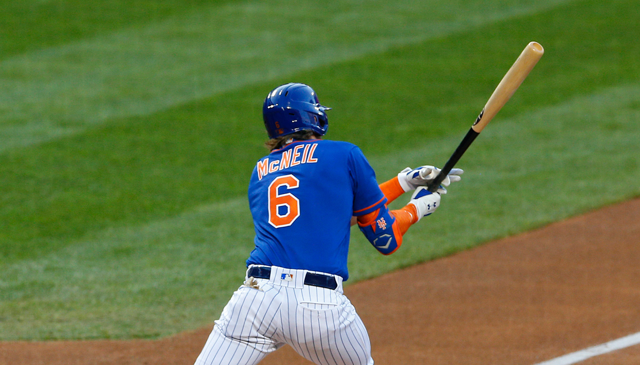 <p>Another guy who could play on my team any day. McNeil is a throwback player, a guy who swings at almost everything, makes a ton of contact and doesn’t base his approach around hitting balls over the wall.</p>
<p>At first, you wondered whether McNeil was a flash in the pan, a guy who’d struggle once opposing pitchers realized he was an unusual hitter with advanced bat-to-ball skills who would expand the zone to his benefit. But he’s done this each year now. Since debuting in 2018, McNeil has hit .319/.383/.501 in 1,024 plate appearances. He’s hit .303 against lefties.</p>
<p>McNeil could have major value in this deeper Mets lineup, whether he’s batting second or sixth.</p>