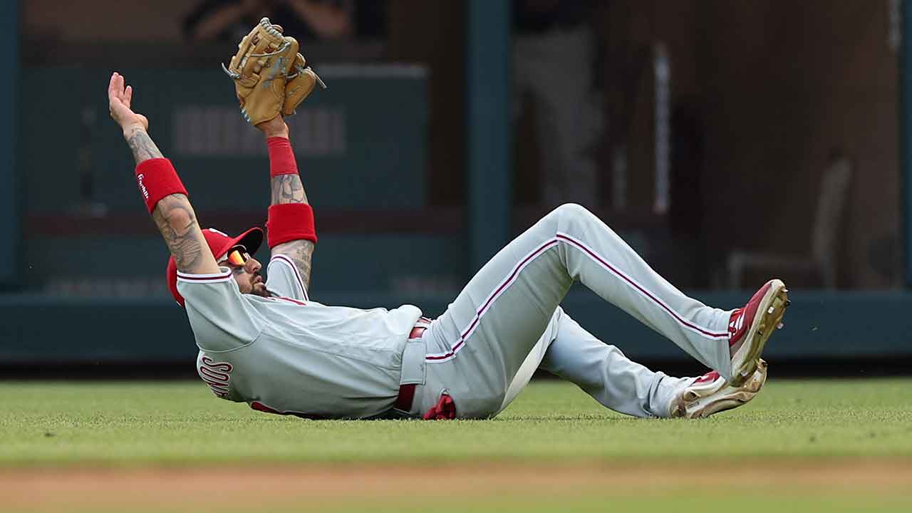 Phillies Nick Castellanos key hit, catch flip World Series Game 1 - Sports  Illustrated