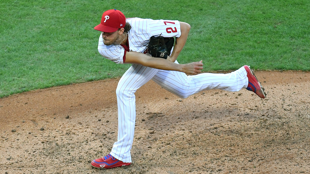 <p>Nola has a 3.13 ERA the last three seasons, a number that feels just right. A reasonable over-under for his ERA the next three is something like 3.30.</p>
<p>Nola has become more and more of a strikeout pitcher. He’s always had a great two-seam fastball and breaking ball, but he’s also added velocity and improved his changeup through the years, striking out nearly 11 batters per nine innings the last two.</p>
<p>Nola doesn't get enough credit for his durability, either. He made 33 starts in 2018, 34 in 2019 and 12 in the 60-game season.</p>