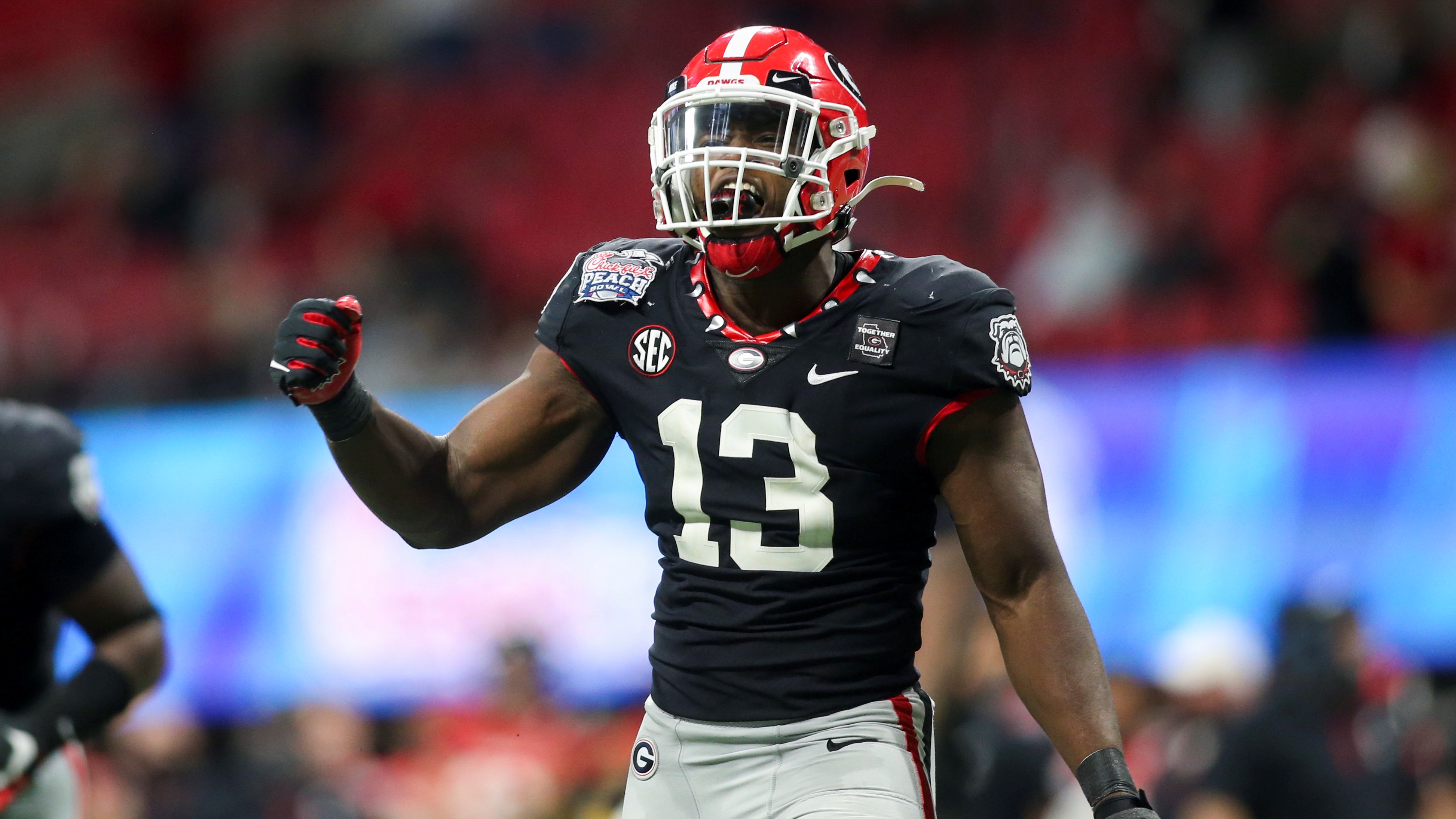 <p>Another team with tons of positions to address. They nab a promising pass rusher who is still just 20 years old.</p>