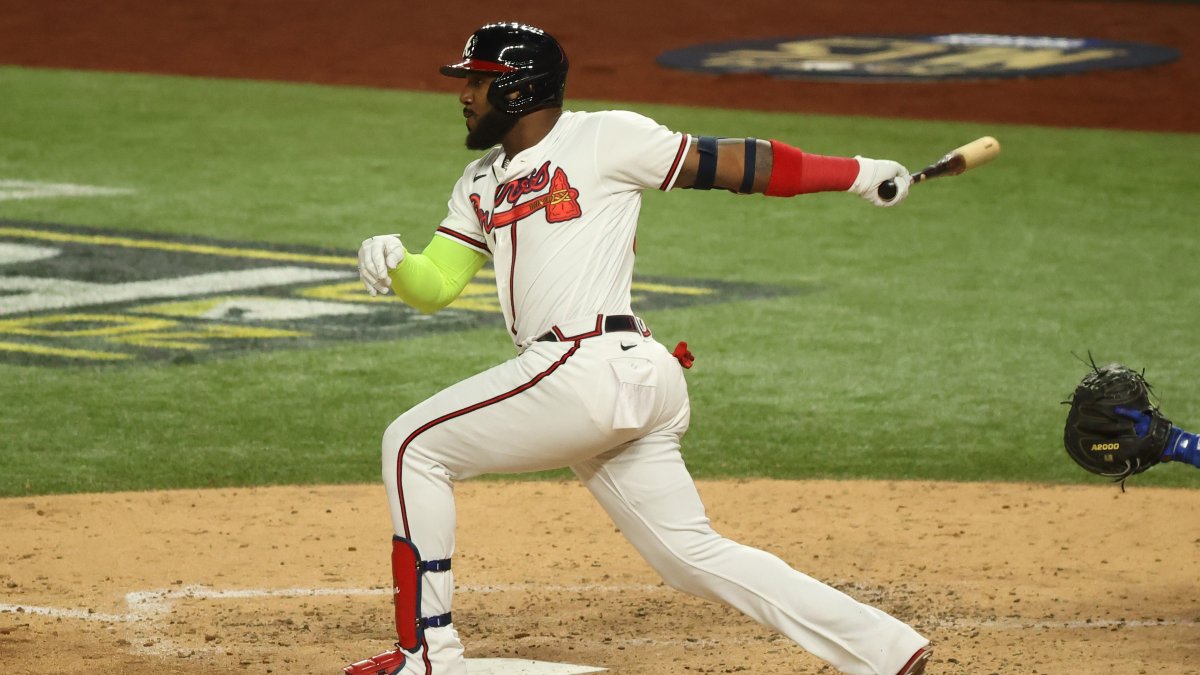 Marcell Ozuna, Atlanta Braves outfielder, arrested on domestic violence  charges, police say