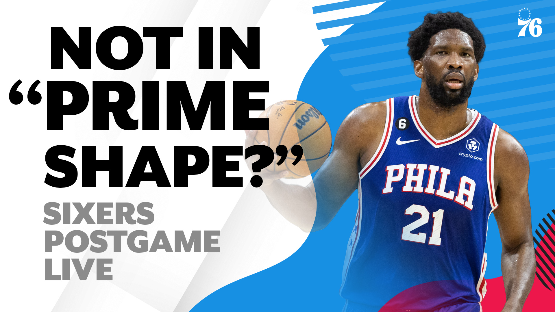 Sixers Postgame Live Embiid not in prime shape to start season?