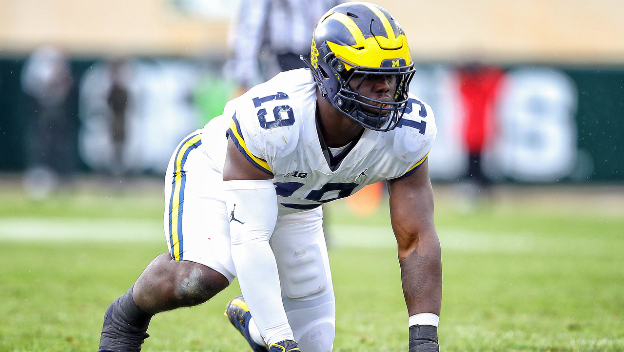 <p>Paye (6-4, 272) played in just four games in 2020, but had a 12 1/2 sack season in 2019 and is an athletic freak. The Eagles hit on their first-rounder from Michigan 11 years ago (eventually), so maybe it’s time to go back.</p>
