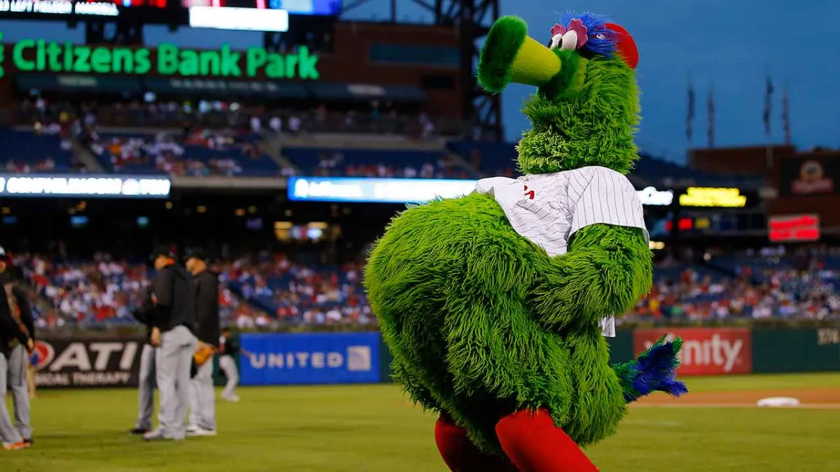 Phillie Phanatic Debuts New Look Following Legal Dispute With