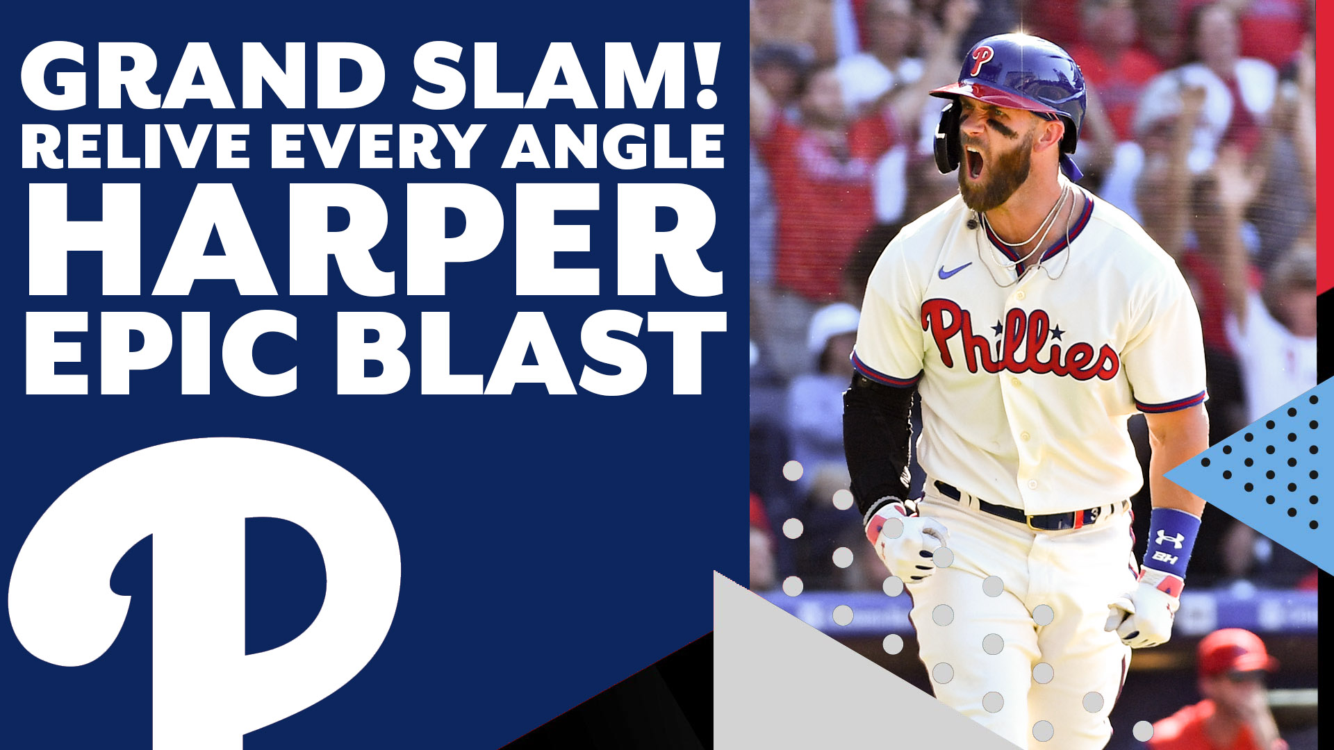 Every angle from Bryce Harper's EPIC upper-deck grand slam – NBC
