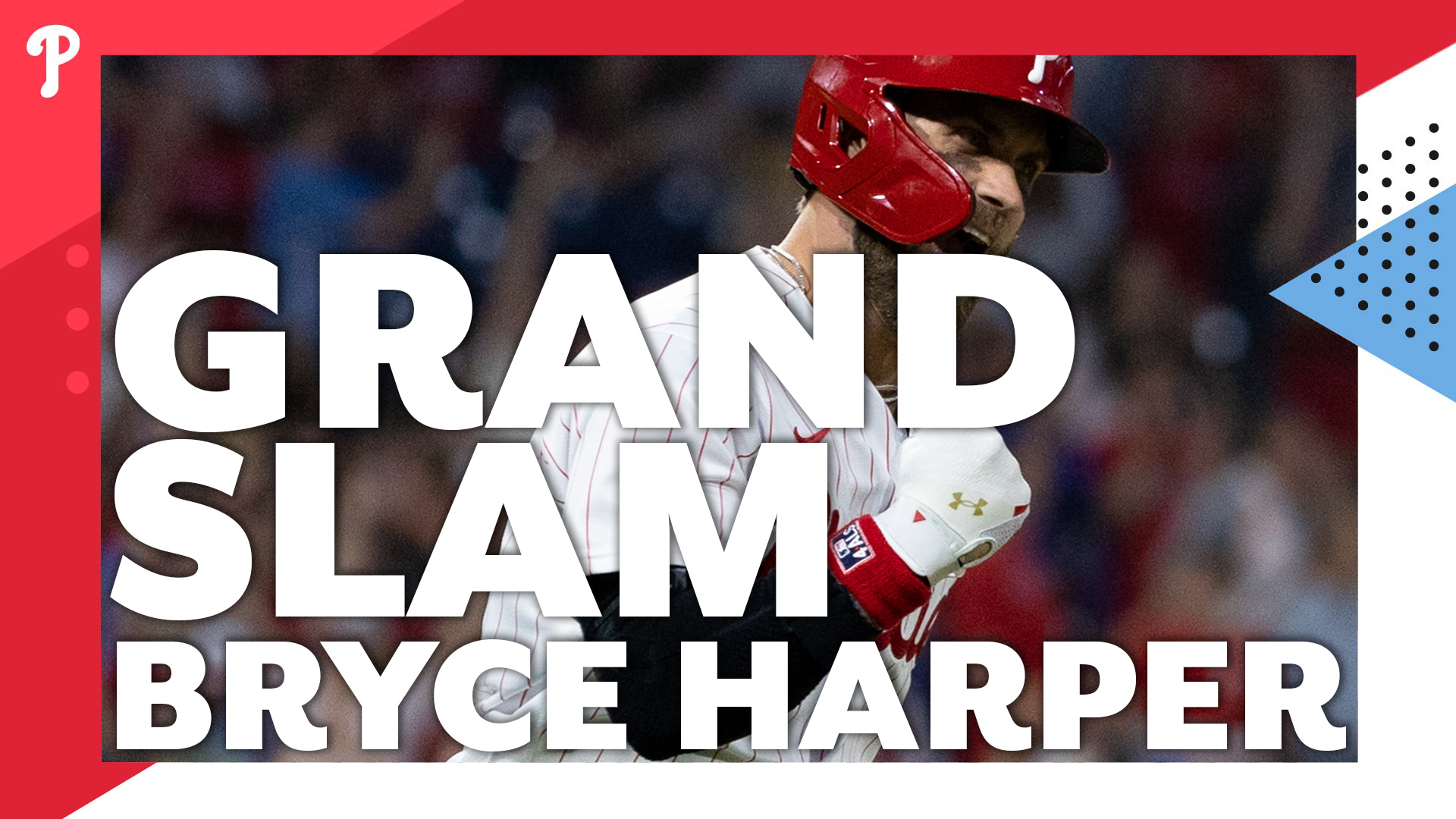 GRAND SLAM! Bryce Harper BLASTS upper-deck game tying grand slam – NBC  Sports Philadelphia