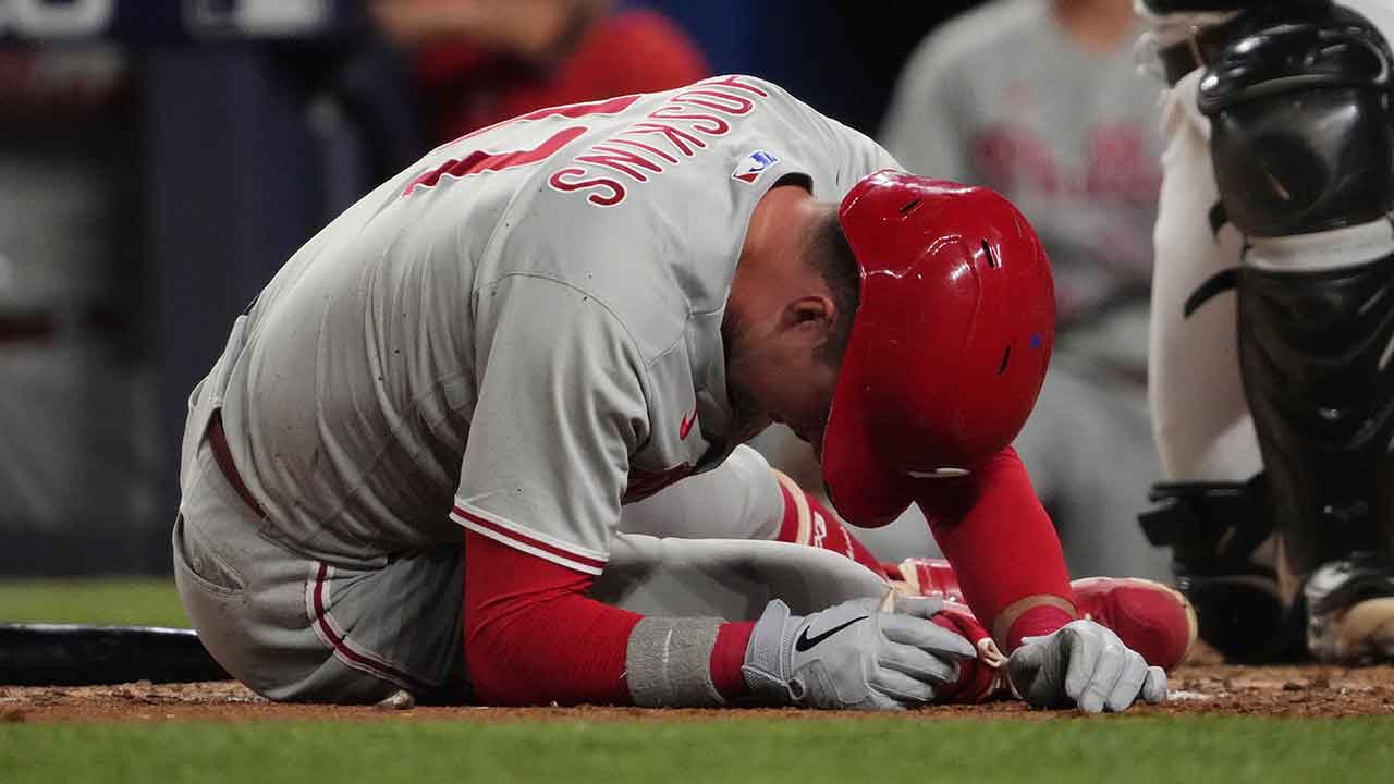 Will Rhys Hoskins return for playoffs? Latest news, updates on injured  Phillies slugger's status for 2023 NLCS