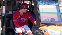 Phillies' Rhys Hoskins Suffers Torn ACL, Expected To Undergo Surgery for  Knee Injury, News, Scores, Highlights, Stats, and Rumors